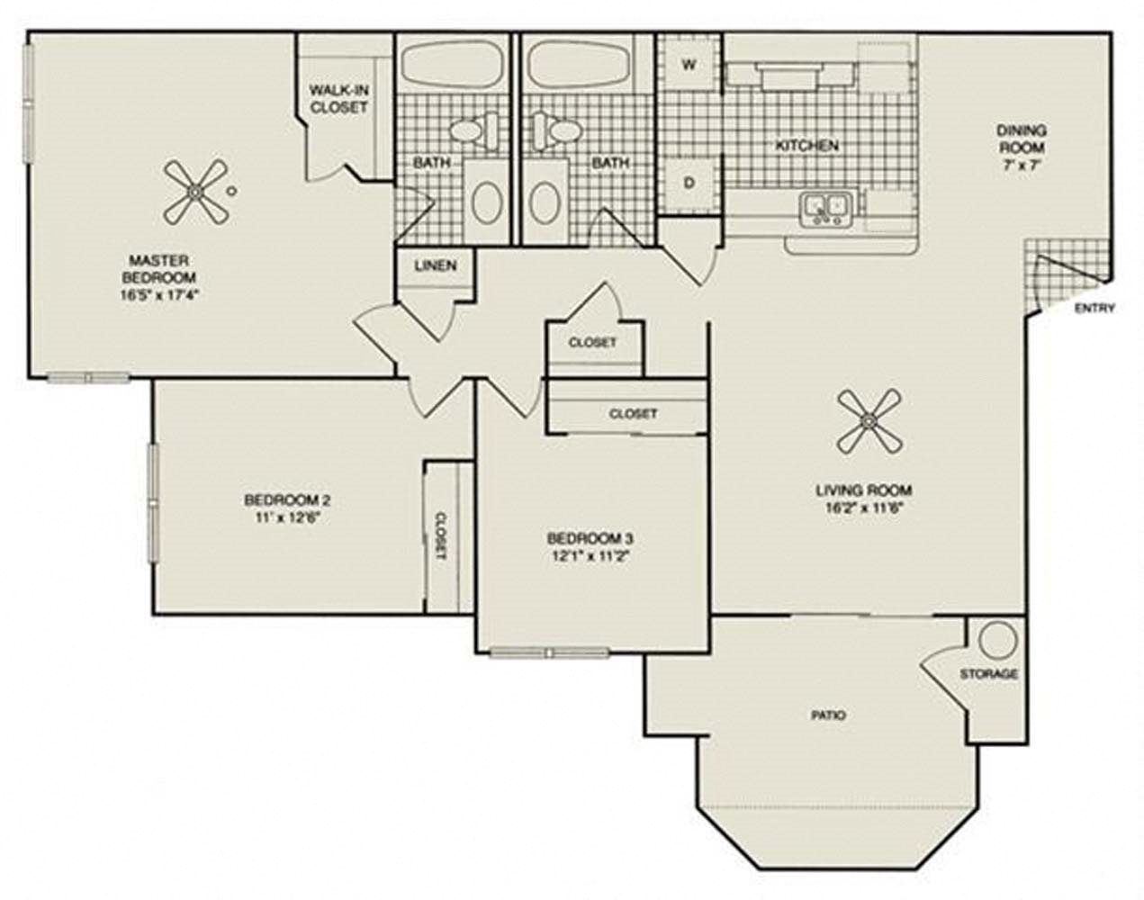 Sapphire Floor Plan Sapphire Floor Plan at Biscayne Bay, Chandler, 85225